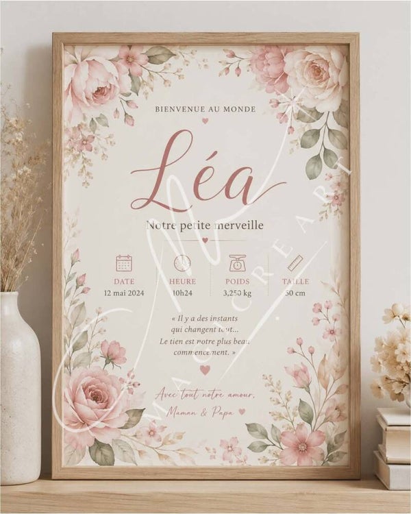 naissance florale – Léa