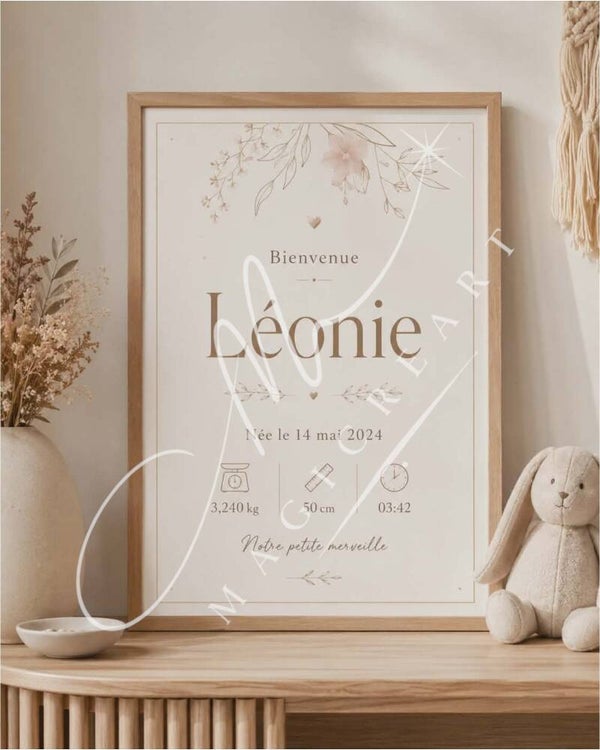 naissance minimaliste douce – Léonie