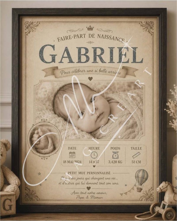 naissance vintage — Gabriel