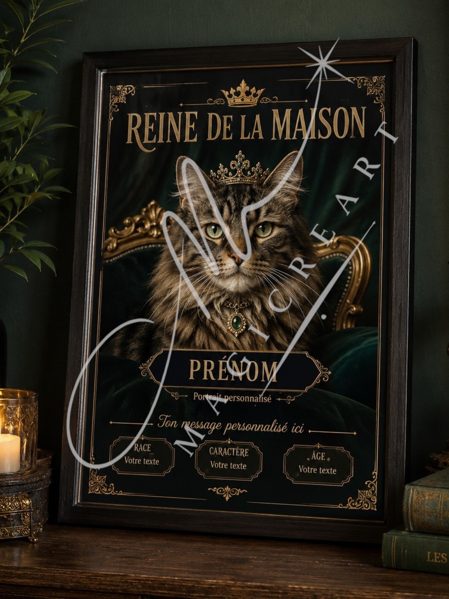 Modèle Reine de la Maison — Chat
