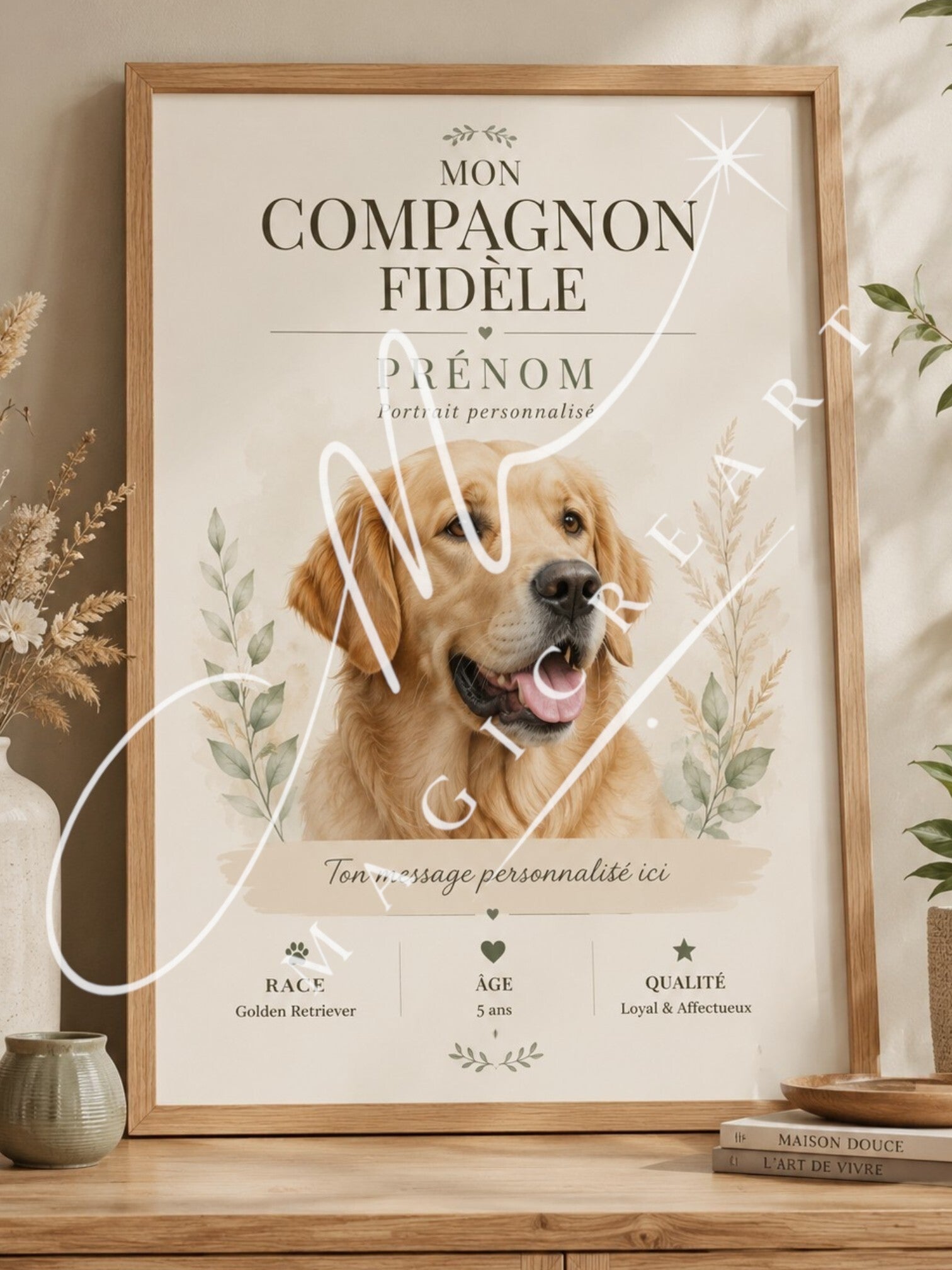Modèle Mon Compagnon Fidèle — Chien
