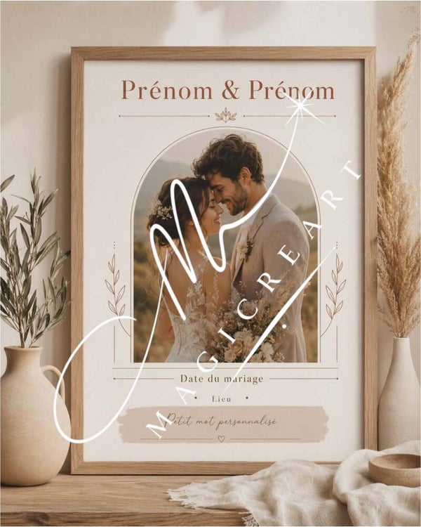 mariage romantique minimaliste