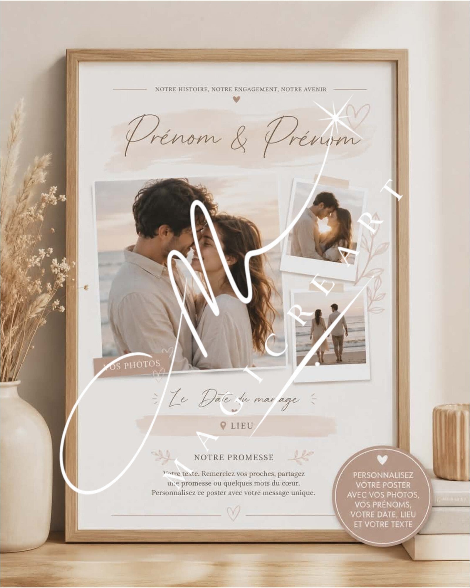 mariage “Notre promesse” – Style photo douceur