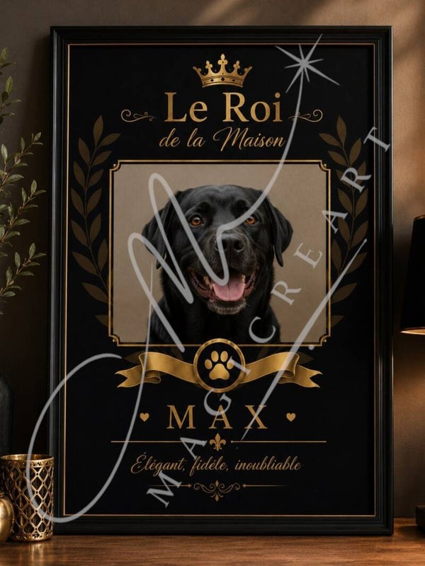 Modèle Roi de la Maison — Chien
