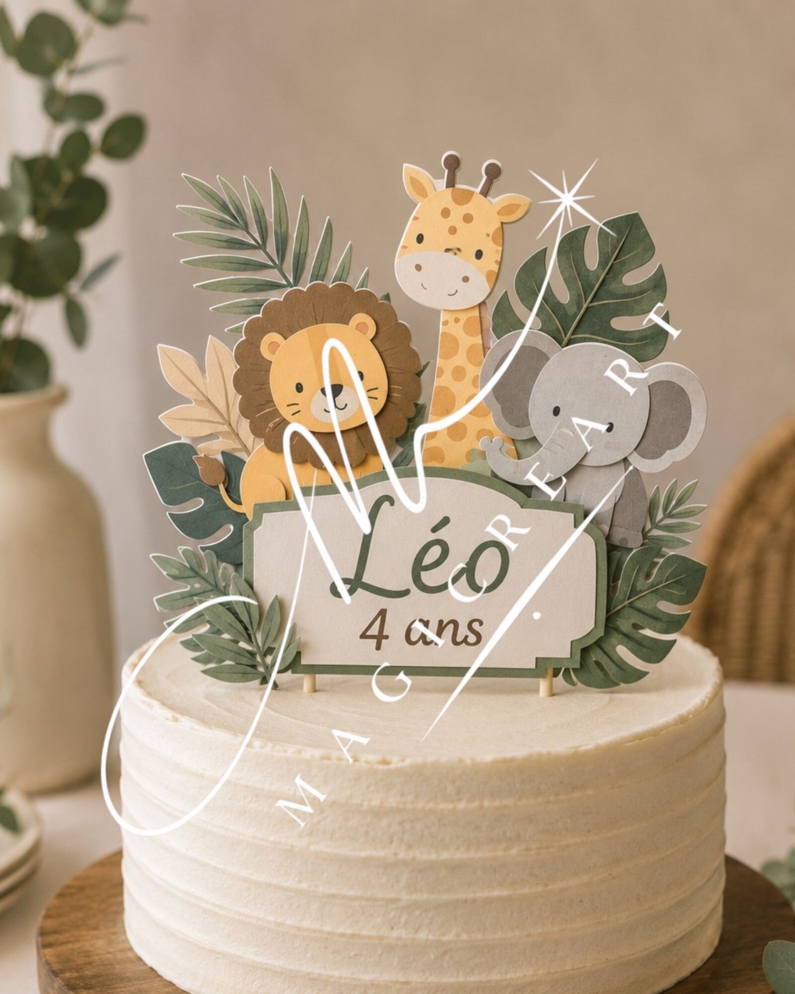 Cake topper simple