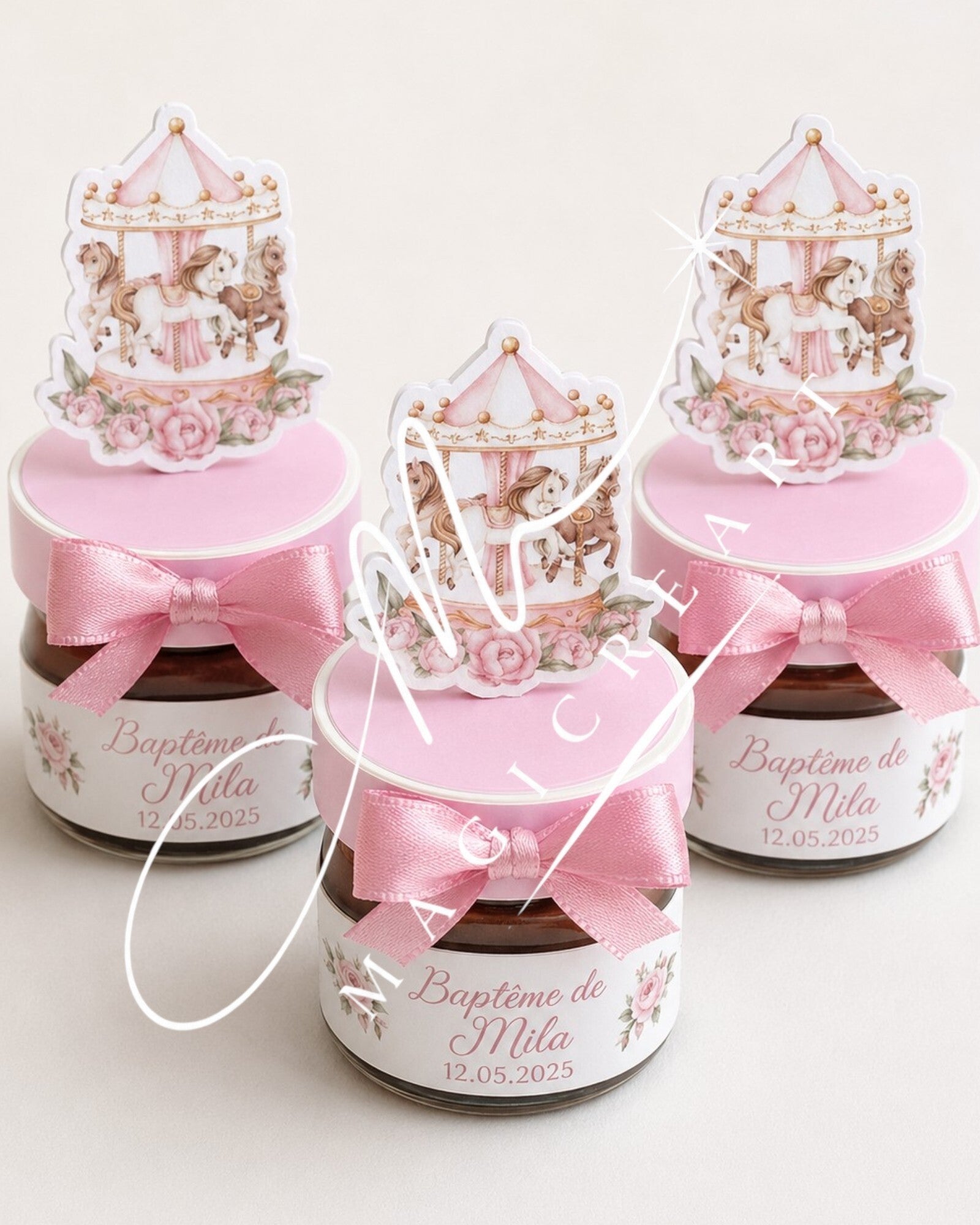 Mini pot Nutella personnalisé
