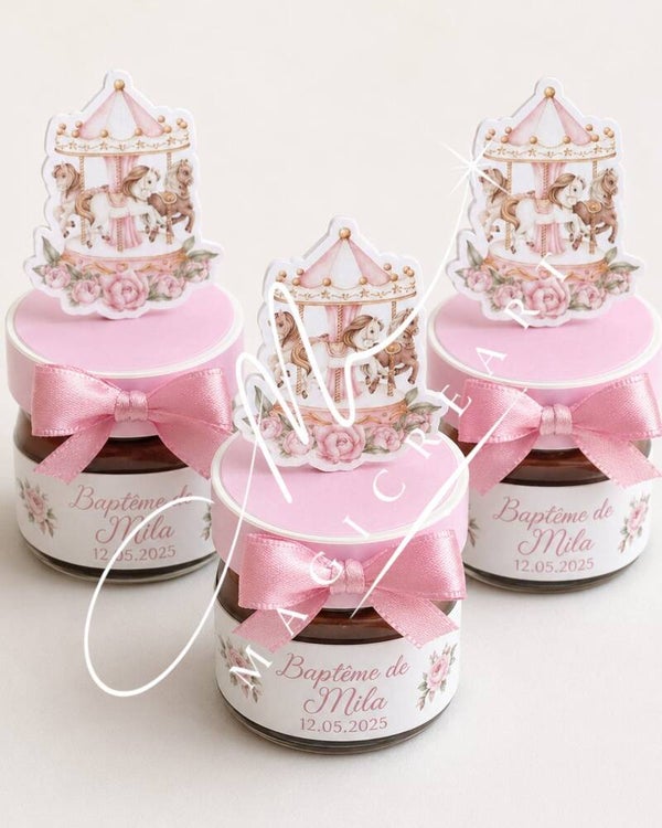 Mini pot Nutella personnalisé