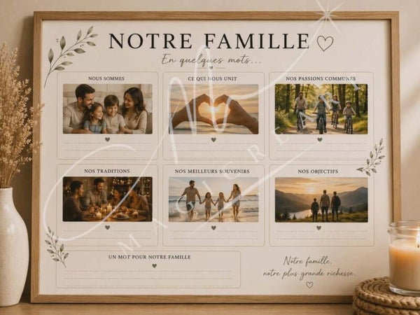 “Notre Famille en quelques mots…” (digitale)