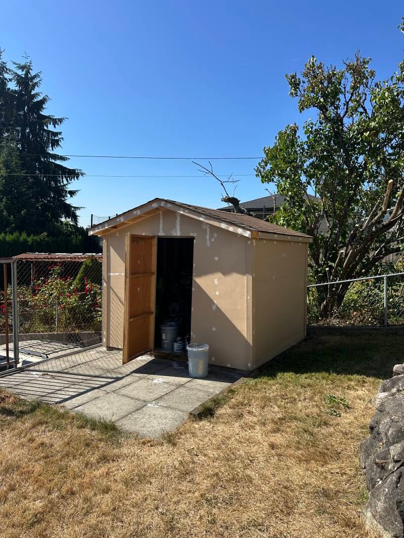 Home exterior before professional painting in New Westminster, BC, ready for surface preparation and a fresh exterior finish.