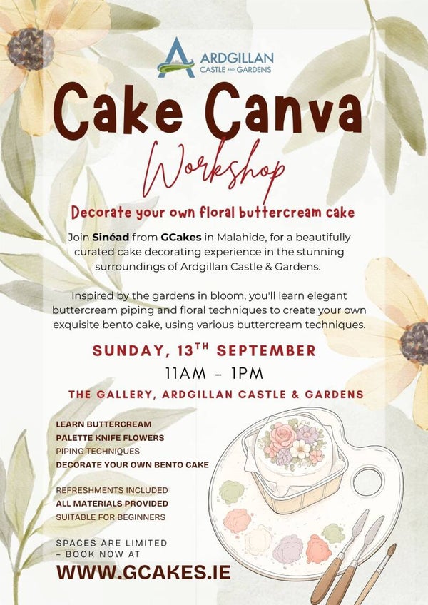 Cake Canva - Floral Cake Decorating Workshop