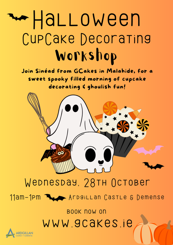 🎃 Halloween Cupcake Decorating Workshop  (Ardgillan Castle & Gardens)