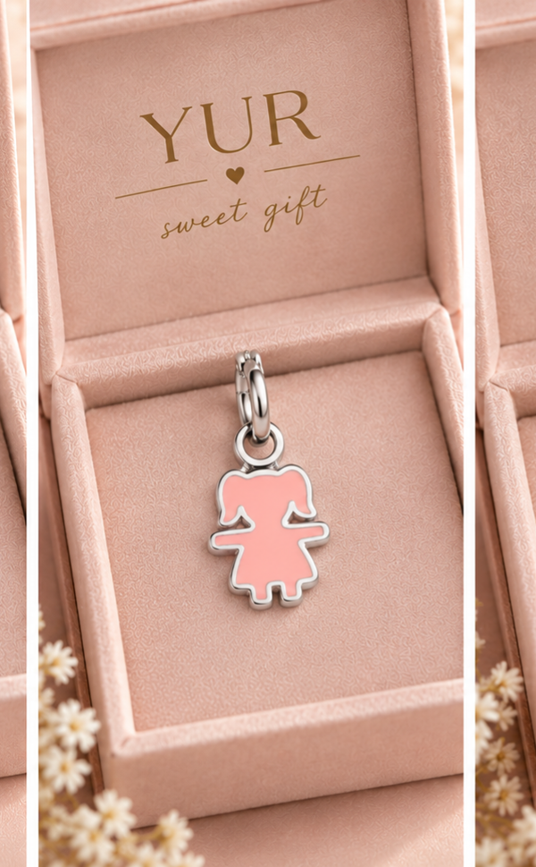 Fille en rose