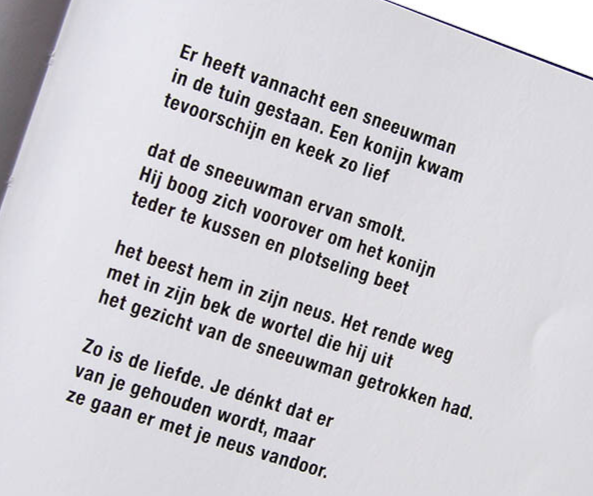 Het eerste gedicht