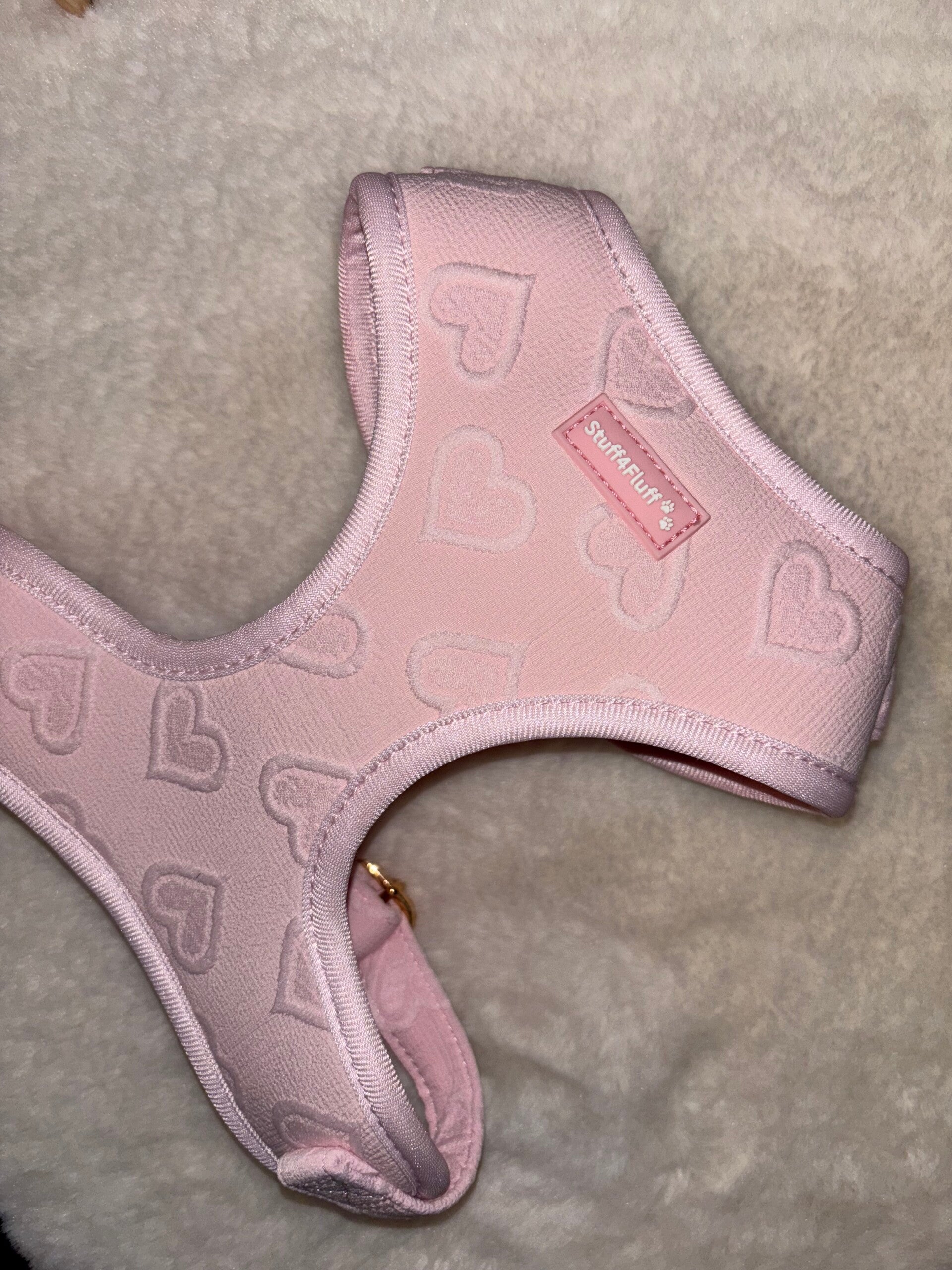 Pink Fluffy Love Harness