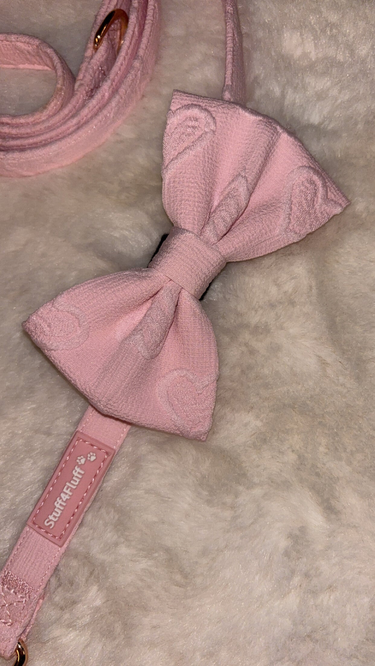 Pink Fluffy Love Bow