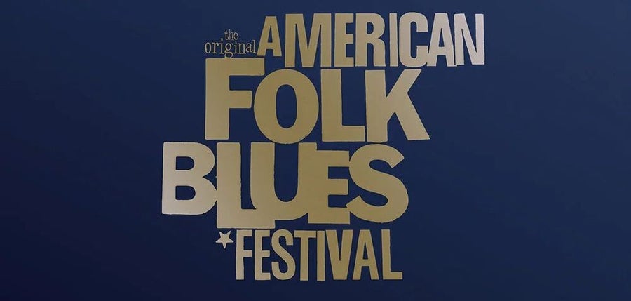 Das Logo der Doppel-LP "American Folk Blues Festival - Live In Paris 1962 / Bremen 1963"