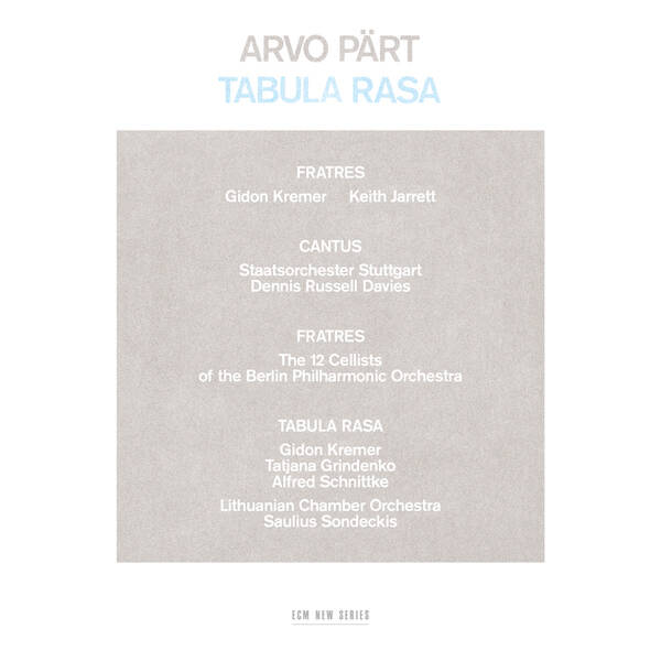 Arvo Pärt - Tabula Rasa (LP, 180g Vinyl)