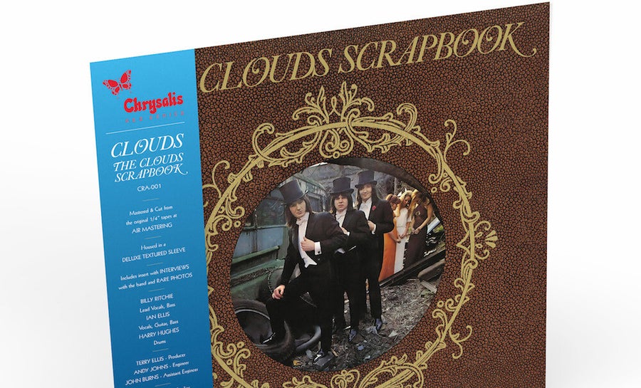 Das Plattencover der LP "Clouds - The Clouds Scrapbook" in der Chrysalis Red Series auf Vinyl