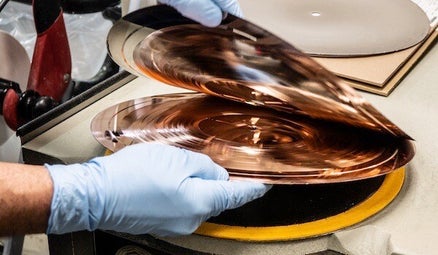 DMM-Matrize für die Schallplatten-Fertigung