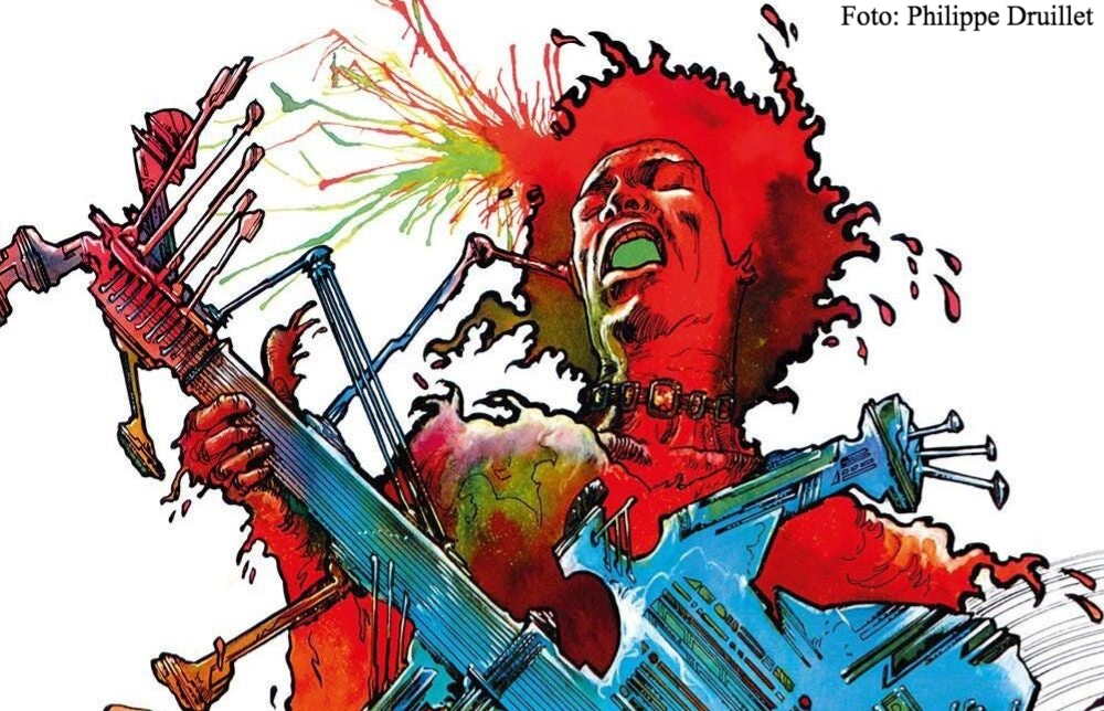 Jimi Hendix - Cover-Gestaltung Philiippe Drulliet