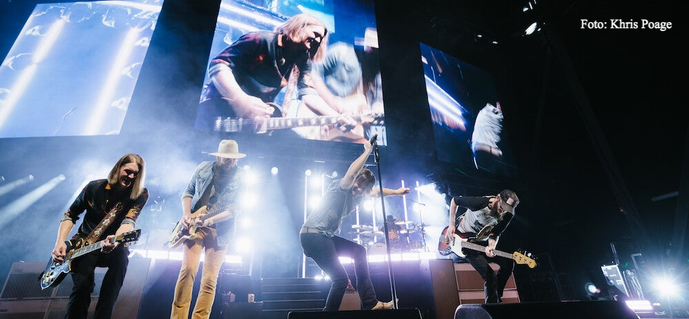 Whiskey Myers bei einem Live-Auftritt