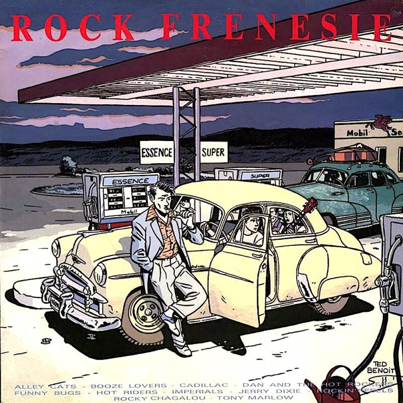 Various Artists -Rock Frenesie (Vinyl) Gestaltung: Ted Benoit