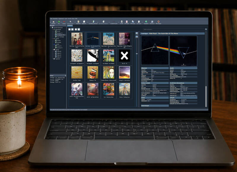 Laptop mit Software von Stecotec
