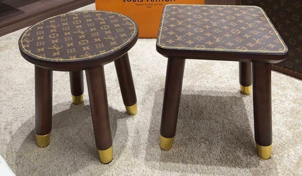 Louie Vuitton Inspired Stools