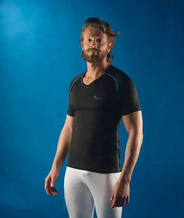 K-FREE 25 NERO T-SHIRT SCOLLO V