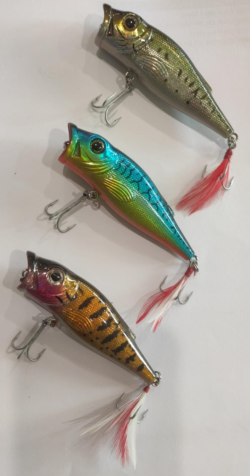 ARTIFICIALE TOP WATER TEIKO  8,8 CM  3 COLORI  3 PEZZI