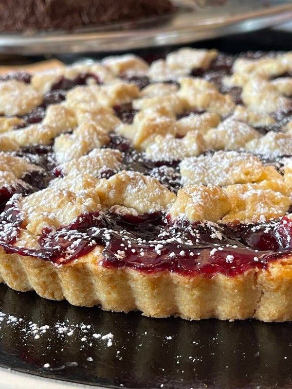 Kriekenvlaai stuk