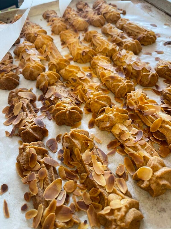 Zakje amandelkoekjes