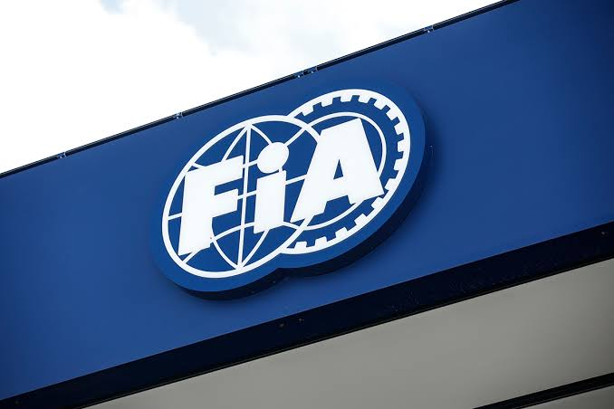 FIA logo on the side of a building