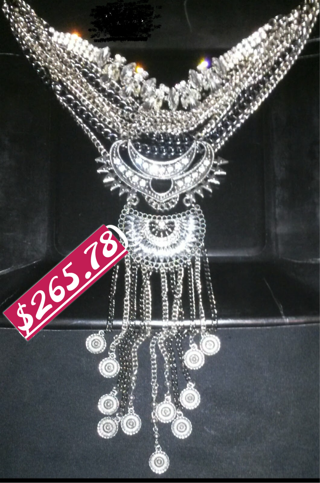 MzSucc3zz Women's Boho Gypsy Vintage Coins Statement Necklace