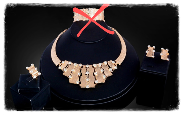 MzSucc3zz  Luxury 18K Dubai Gold Plated Jewelry Set for Women 3-piece set