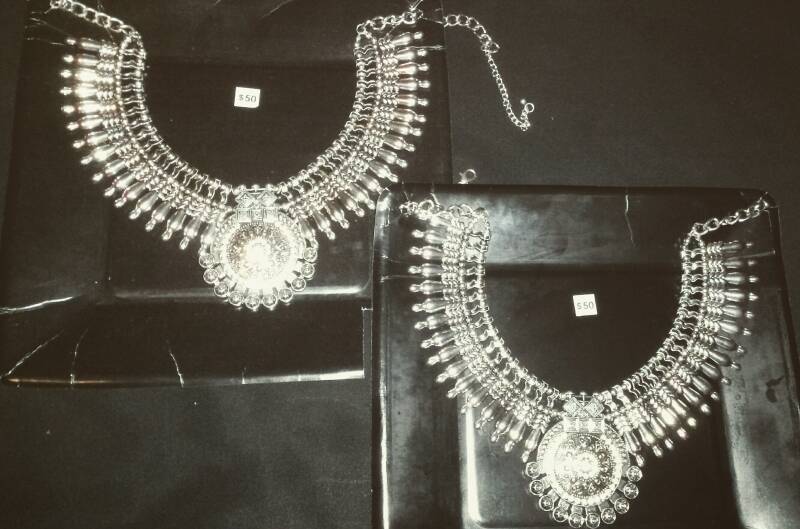 #16. Boho Chunky Chocker Medallion Pendant Necklace