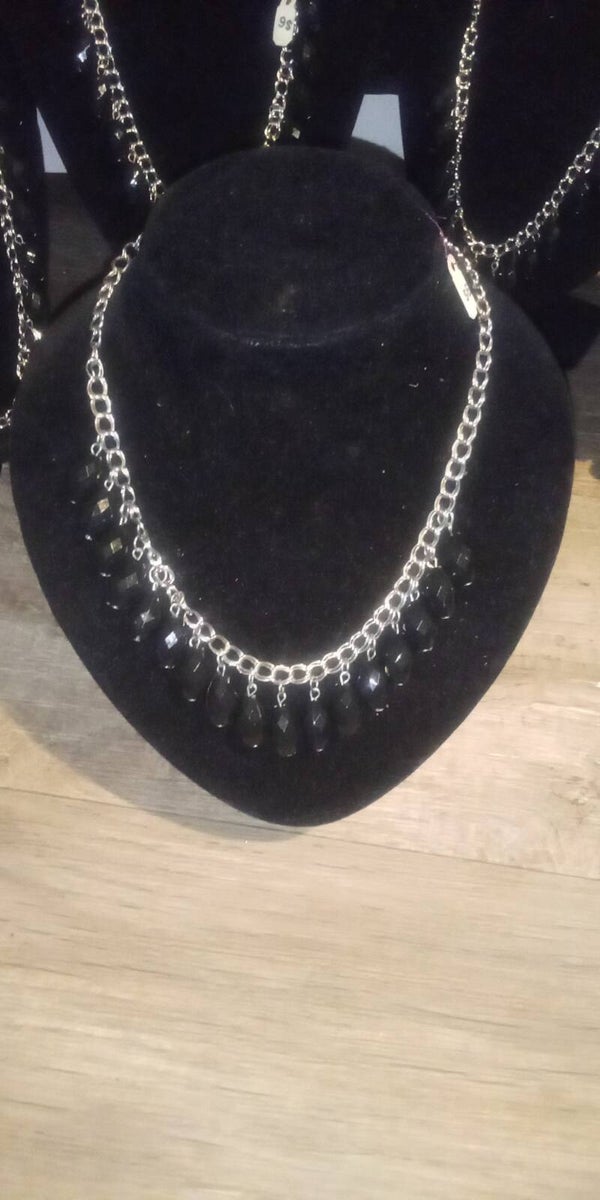 MzSucc3zz Ladies Multi-Layered Strand Fringe Beads Bib Necklace