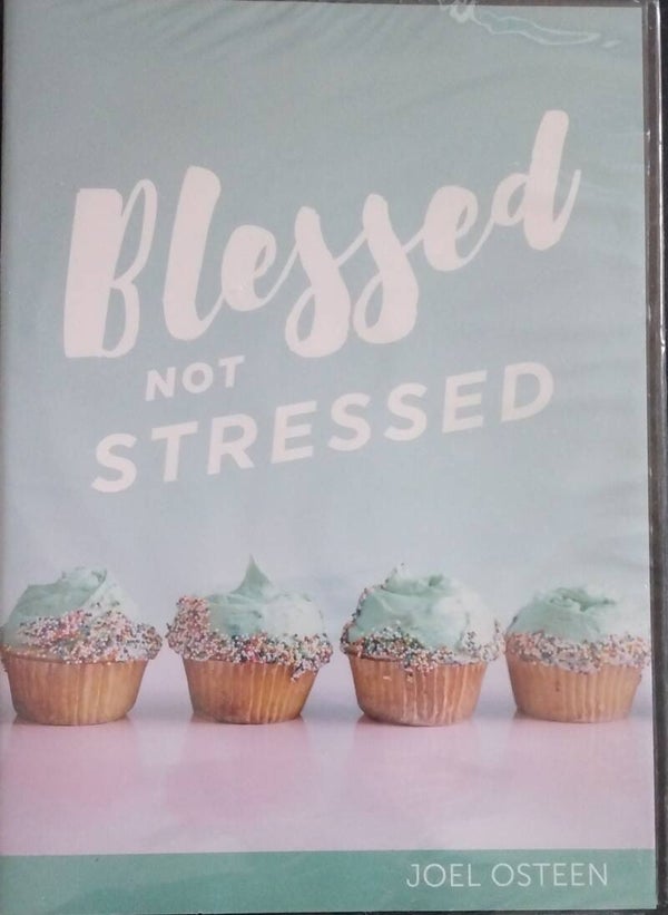 MzSucc3zz Christian Resources Unisex Blessed Not Stressed - Joel Osteen Cd/Dvd Set