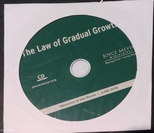 MzSucc3zz Christian Resources Unisex The Law of Gradual Growths by Joyce Meyer