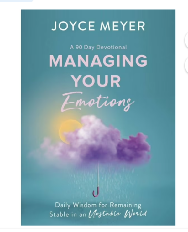 MzSucc3zz Christian Resources Unisex A 90 Day Devotional Managing Your Emotions Joyce Meyer