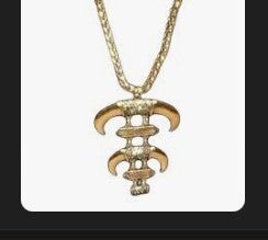 MzSucc3zz   Bohemian Double-strand Horn or Crescent Moon Pendant w/ Rhinestones Crystal  Accents Necklace