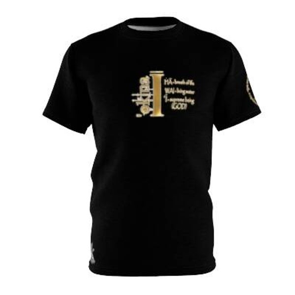 'okina 'I (gold font) on black premium shirt