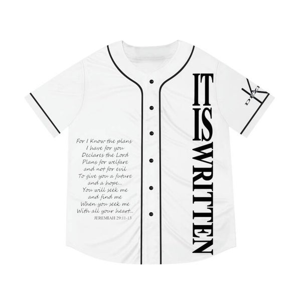 IT IS WRITTEN baseball jersey