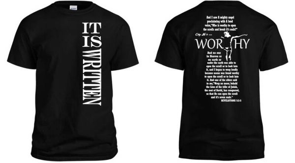 Only He is Worthy (black)