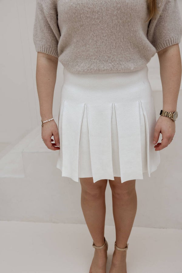 A-lijn rokje // wit