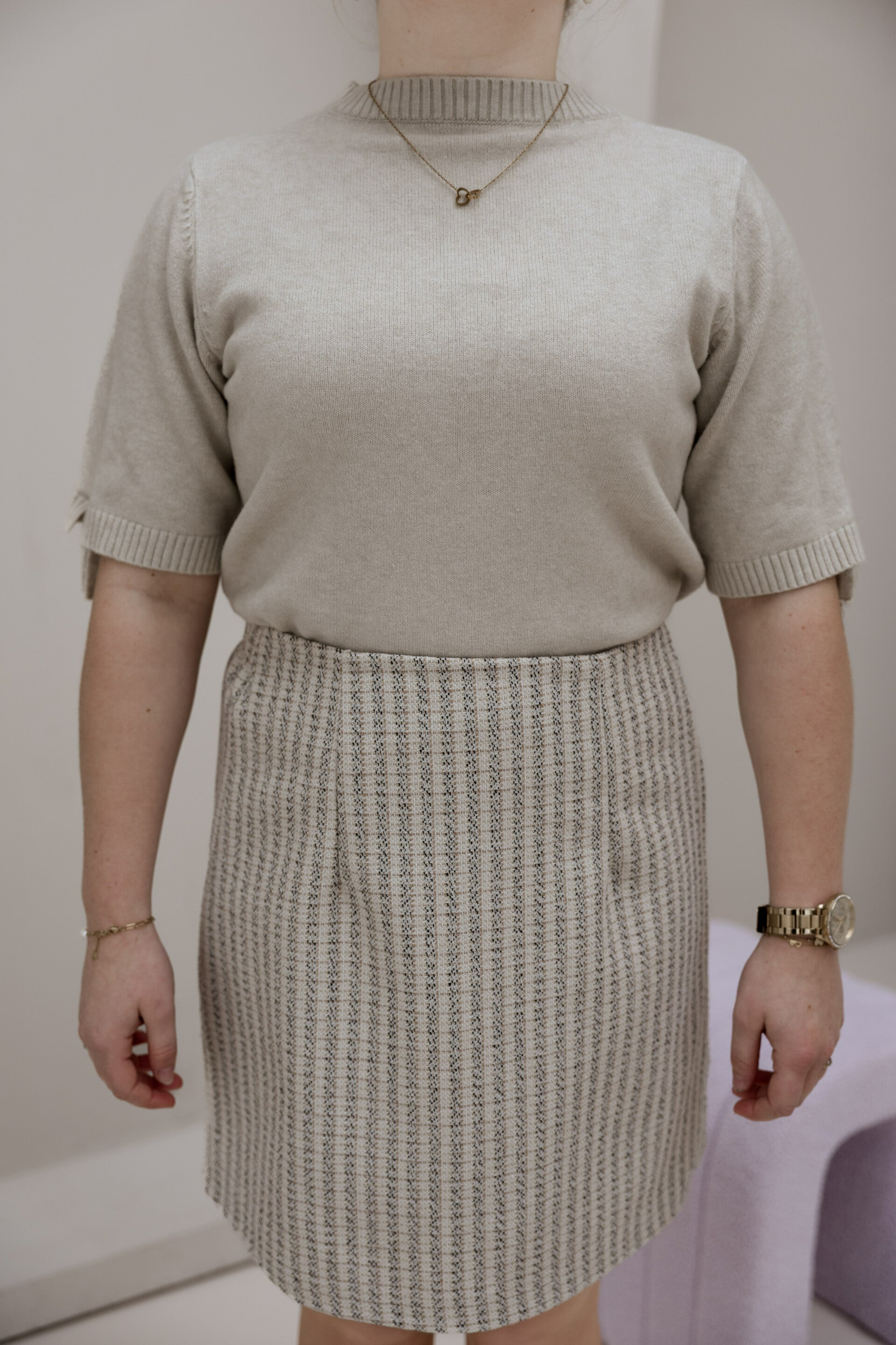 truitje strik // beige