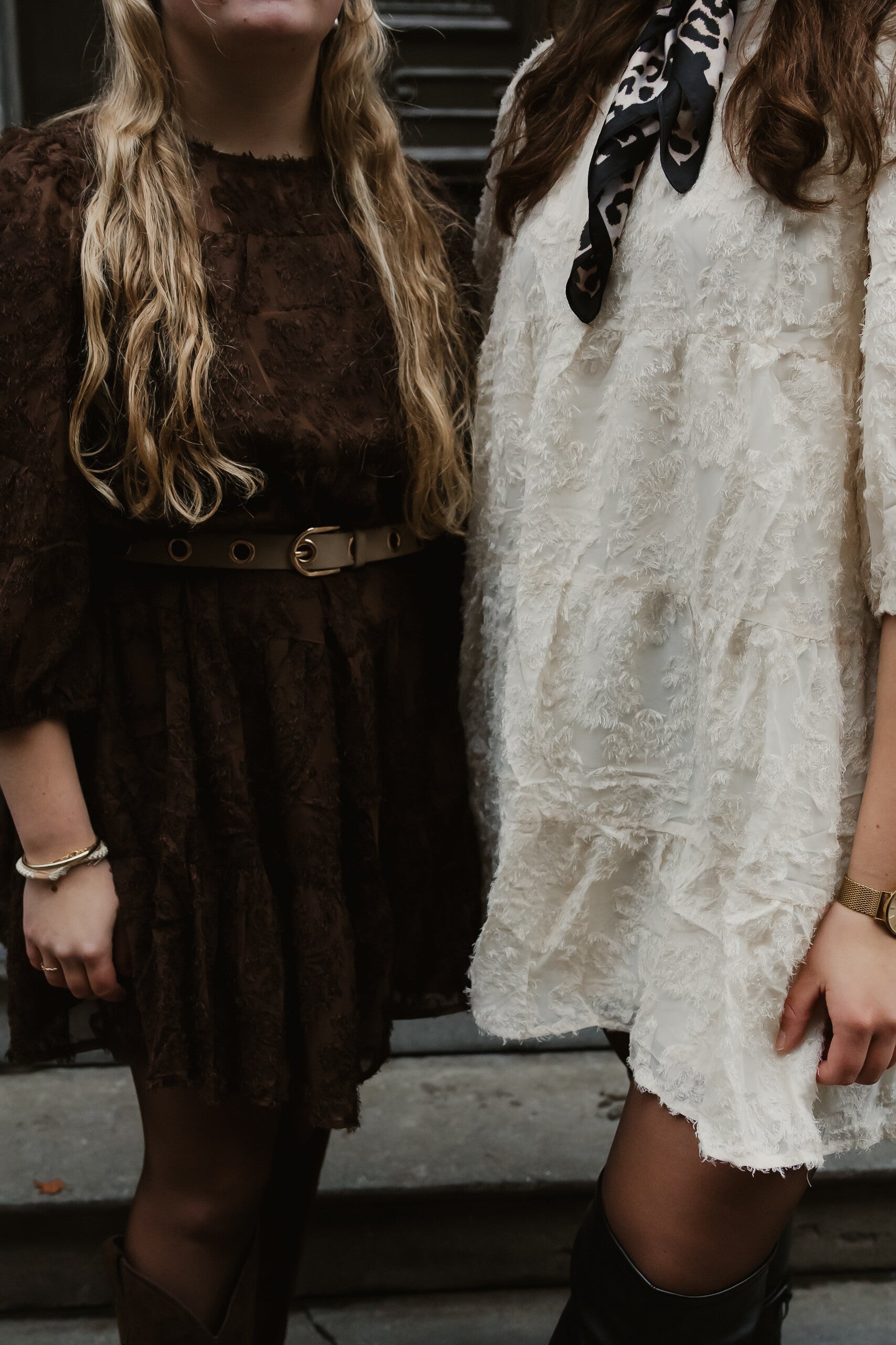 Feather jurkje bruin