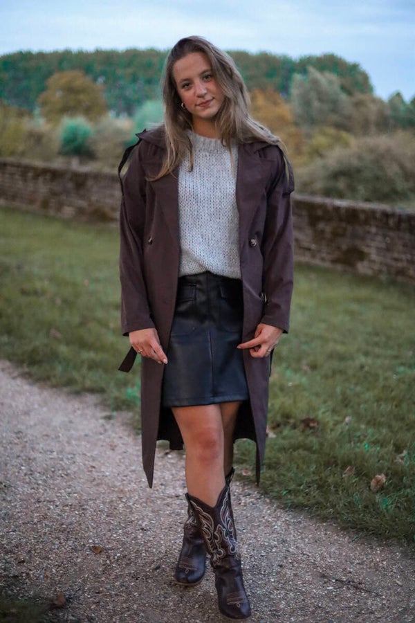 Trenchcoat bruin