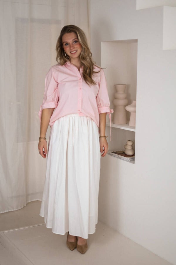 Katoenen rok // wit