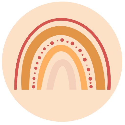 Regenboog geel - Ø40cm